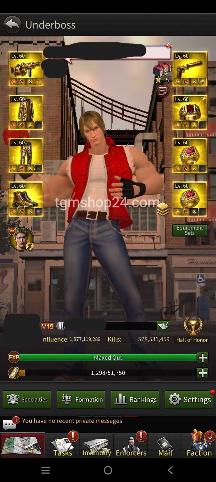 1.8 Billion VIP 19 Paid Grand Enforcers 10 Star Troops