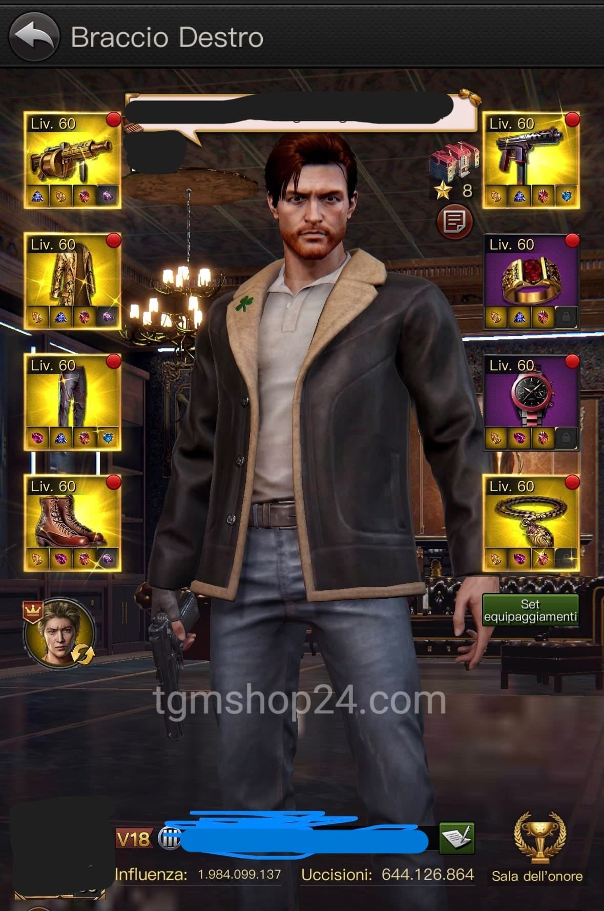 1.9 Billion Account VIP 18 10 Star Troops Paid Enforcer Permanent Mansion