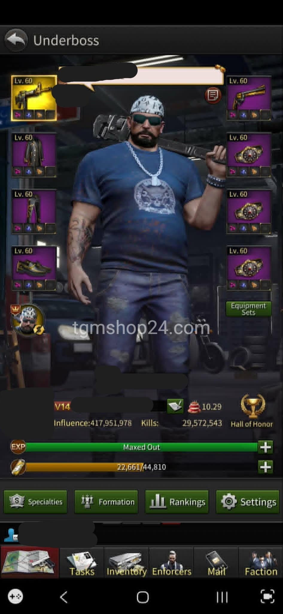 417m Account City 824 VIP 14 GW Season 1