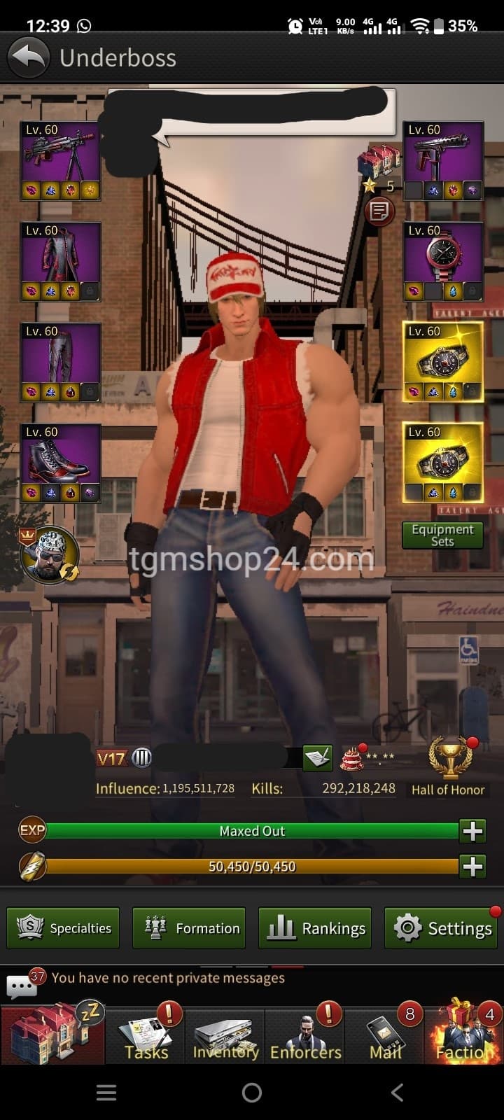 1.2 Billion Account VIP 17 Star Level 8