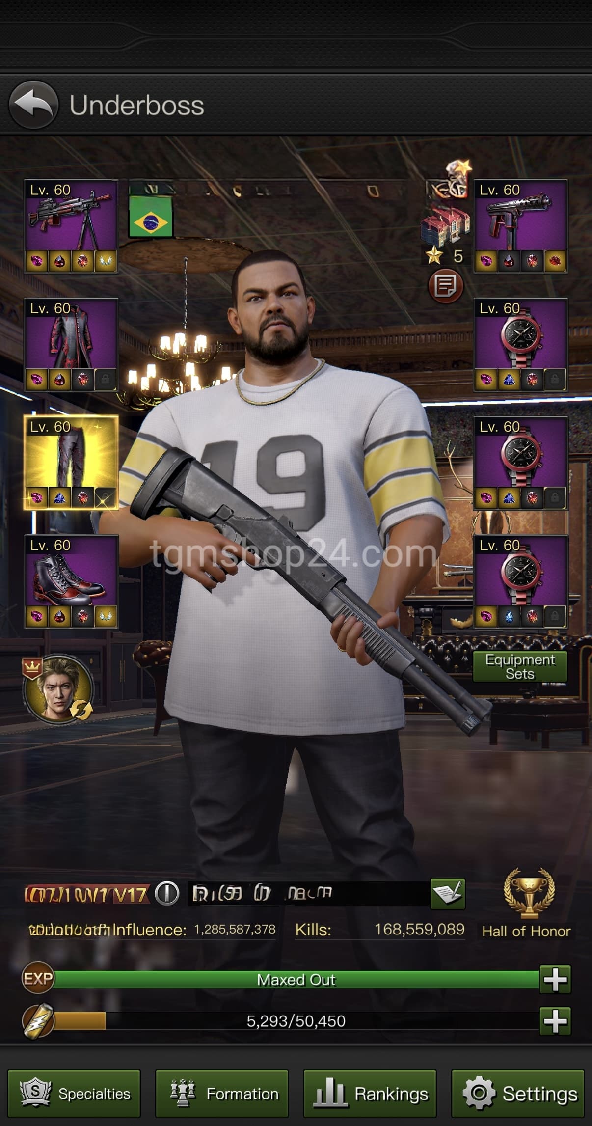 1.2 Billion Account VIP 17 Paid Enforcer 10 Star Mansion