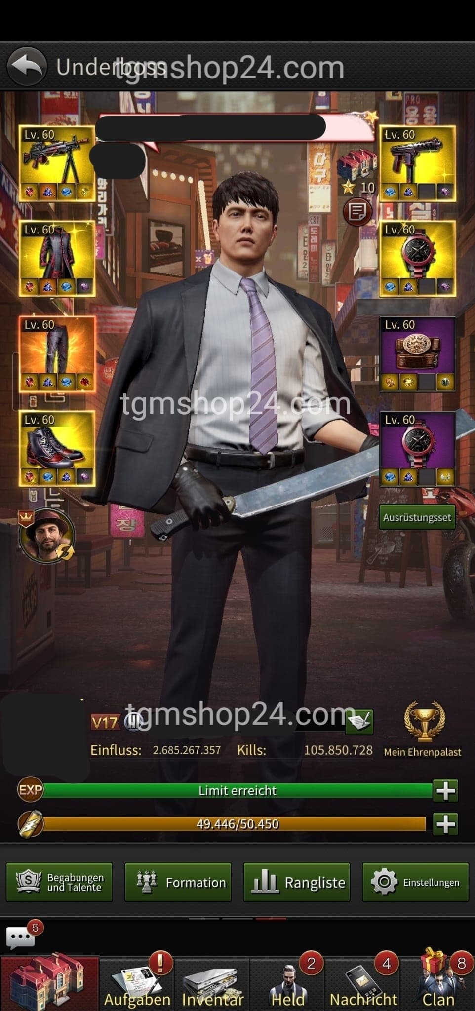 2.6 Billion Account T5 Unlocked 10 Star Troops Permanent Mansion