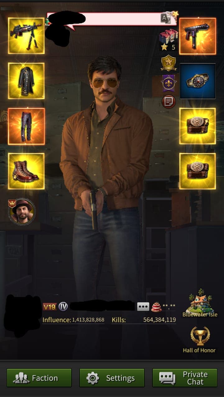 1.4B power 2 legacy Godfather VIP 19 and 1500+ statistik