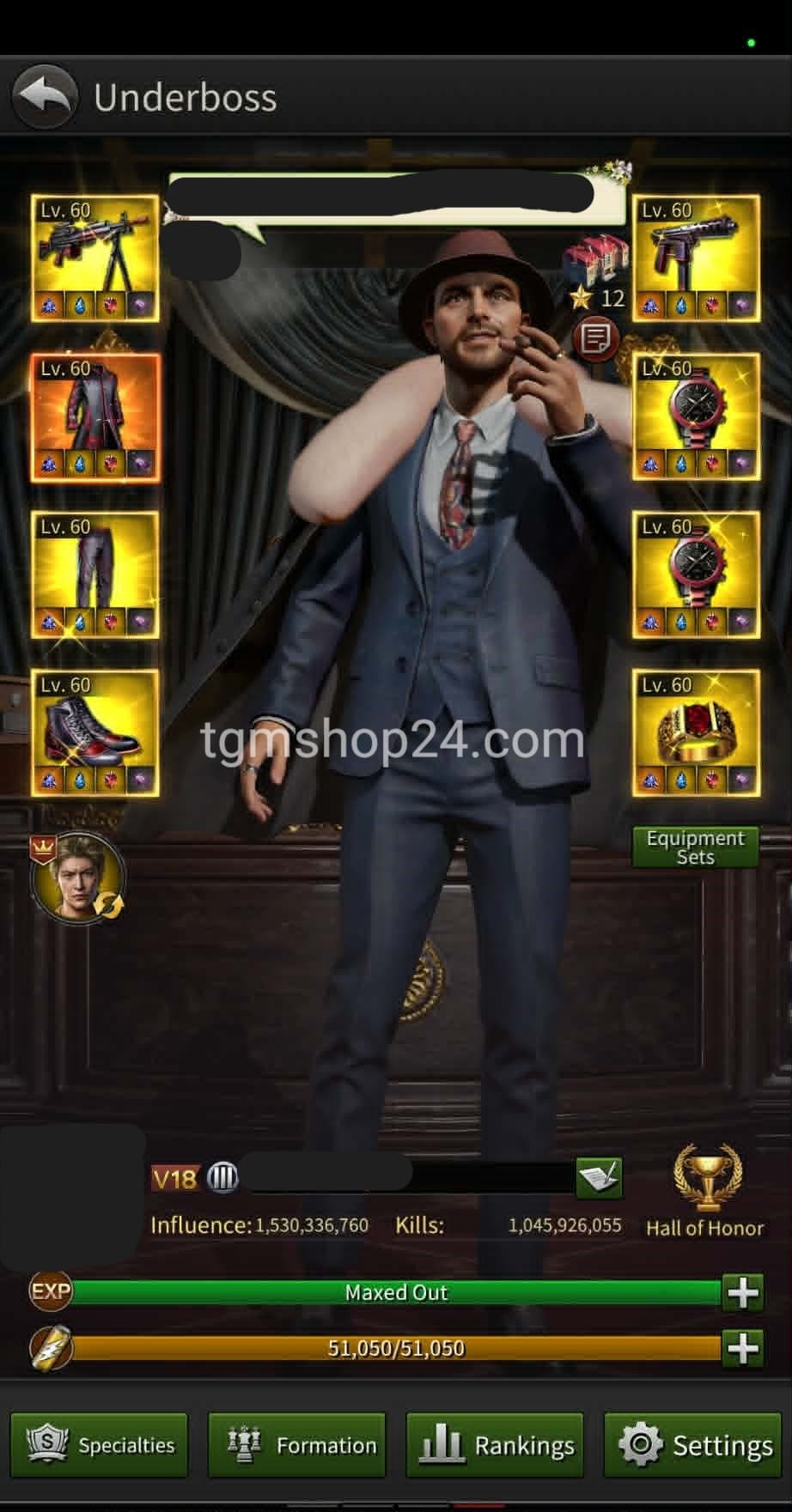 1.5b VIP 18 Paid Enforcer 10 Star Troops 20% RJB